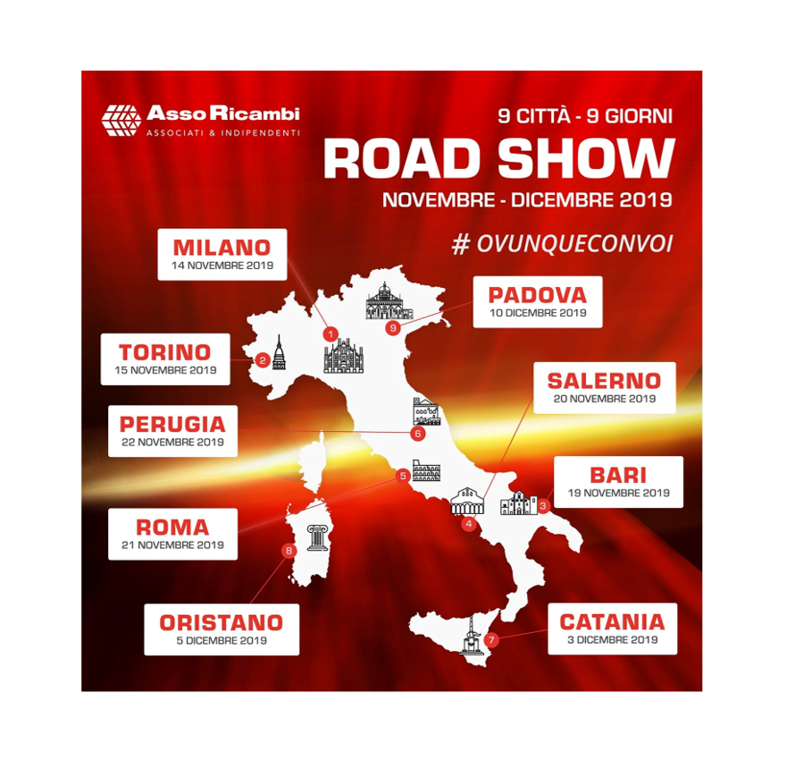ROAD SHOW ASSO RICAMBI: IL CONSORZIO TORNA “ON THE ROAD” 